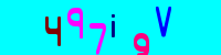 Blue Captcha Image