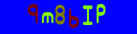 Blue Captcha Image