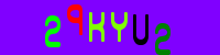 Blue Captcha Image