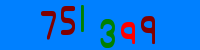 Blue Captcha Image