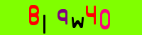 Blue Captcha Image