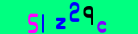 Blue Captcha Image