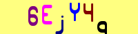 Blue Captcha Image