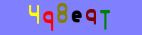 Blue Captcha Image