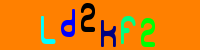 Blue Captcha Image