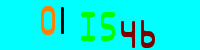 Blue Captcha Image