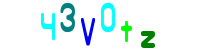 Blue Captcha Image