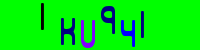 Blue Captcha Image