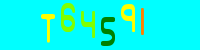 Blue Captcha Image