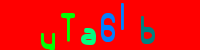 Blue Captcha Image