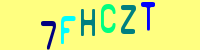 Blue Captcha Image