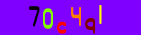 Blue Captcha Image