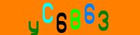 Blue Captcha Image