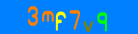Blue Captcha Image