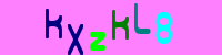 Blue Captcha Image