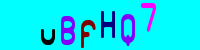 Blue Captcha Image