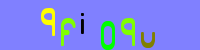 Blue Captcha Image