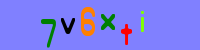 Blue Captcha Image