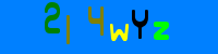 Blue Captcha Image