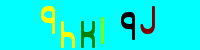 Blue Captcha Image
