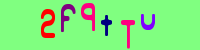 Blue Captcha Image