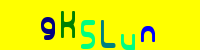 Blue Captcha Image
