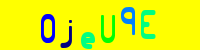 Blue Captcha Image