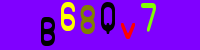 Blue Captcha Image