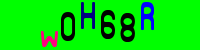 Blue Captcha Image