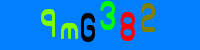 Blue Captcha Image