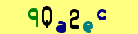 Blue Captcha Image
