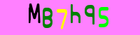 Blue Captcha Image