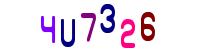 Blue Captcha Image