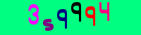 Blue Captcha Image
