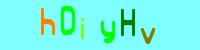 Blue Captcha Image