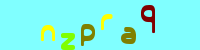 Blue Captcha Image