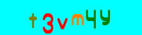 Blue Captcha Image