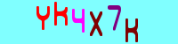 Blue Captcha Image