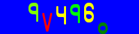 Blue Captcha Image