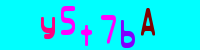 Blue Captcha Image