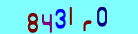 Blue Captcha Image