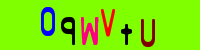 Blue Captcha Image