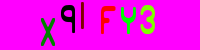Blue Captcha Image
