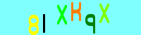 Blue Captcha Image