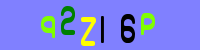 Blue Captcha Image