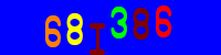 Blue Captcha Image