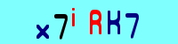 Blue Captcha Image