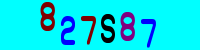 Blue Captcha Image