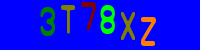 Blue Captcha Image