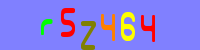 Blue Captcha Image
